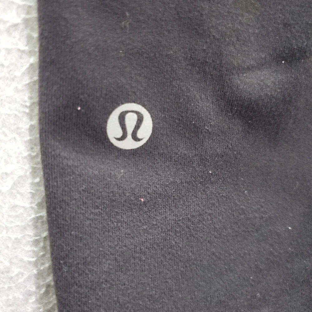 Lululemon Women Activewear Pants 10 Black Leggings‎ Wunder Under Crop White